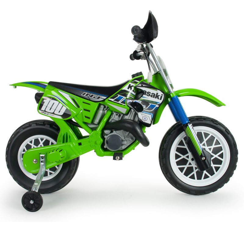 Moto Cross Kawasaki lado
